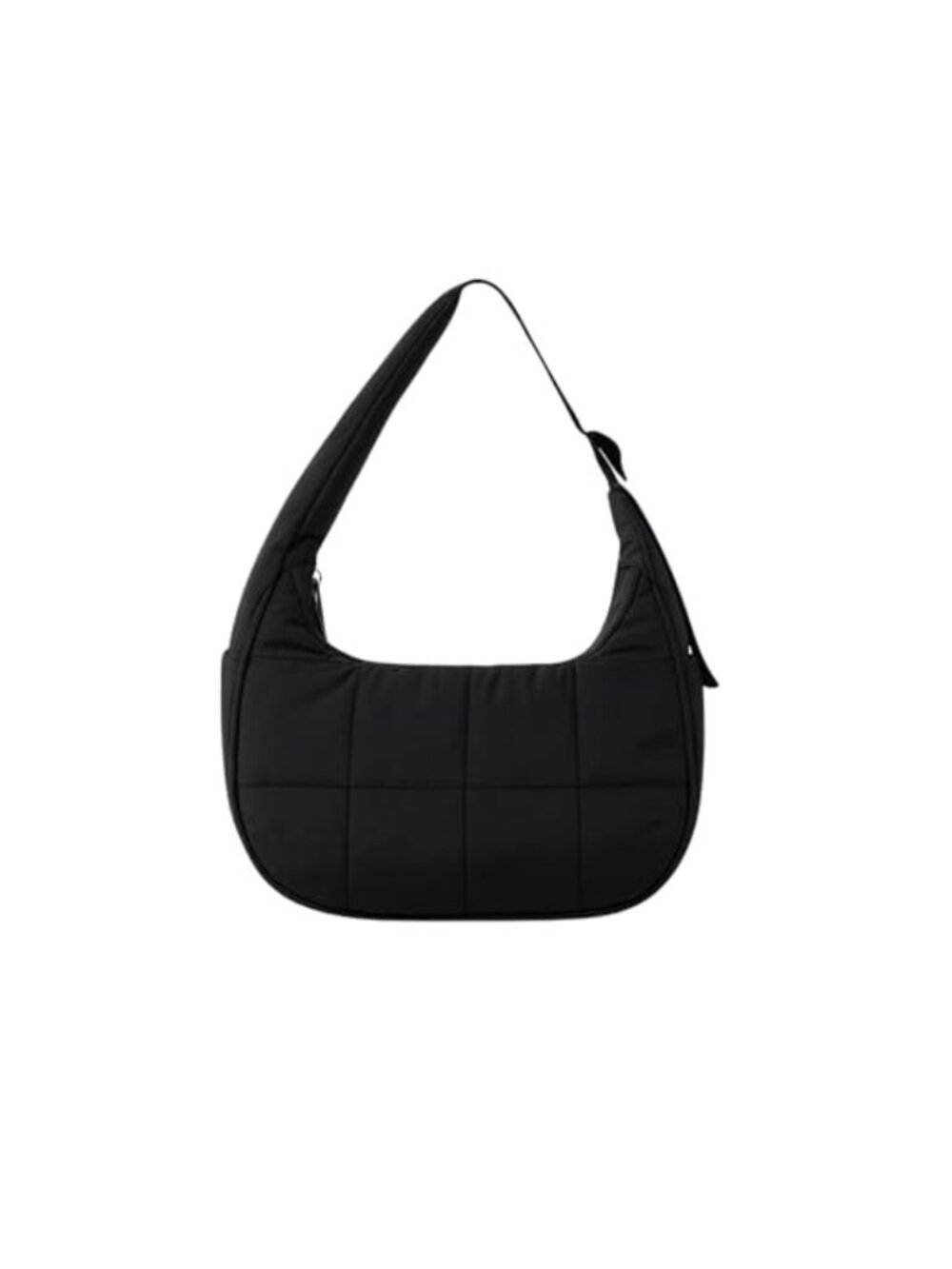 MUANGO Quilted Puffer Crescent Shoulder Bag Women Lightweight Nylon Hobo